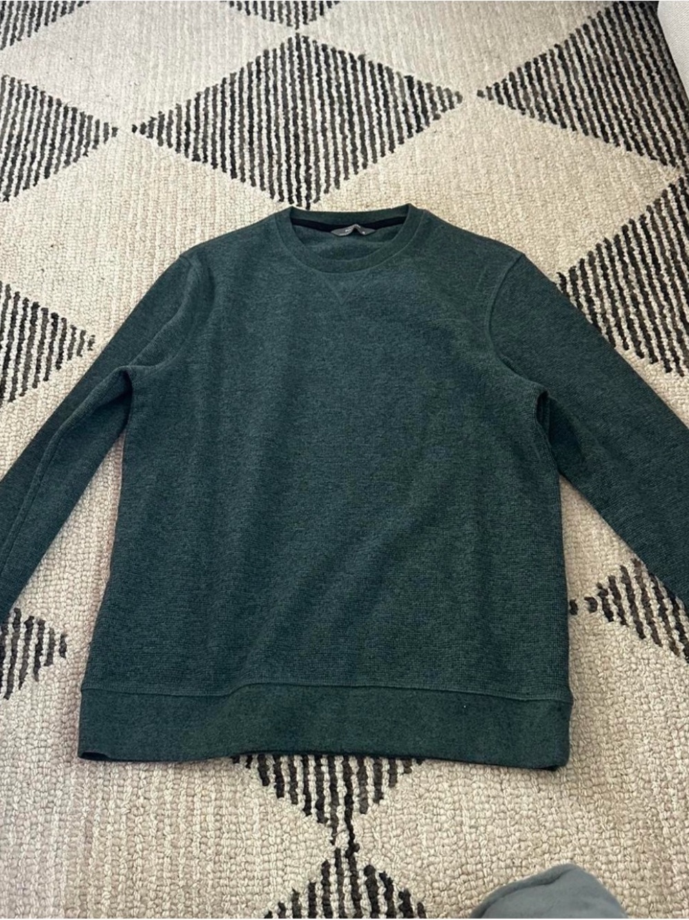 Men's Crewneck Sweater - Dark Green